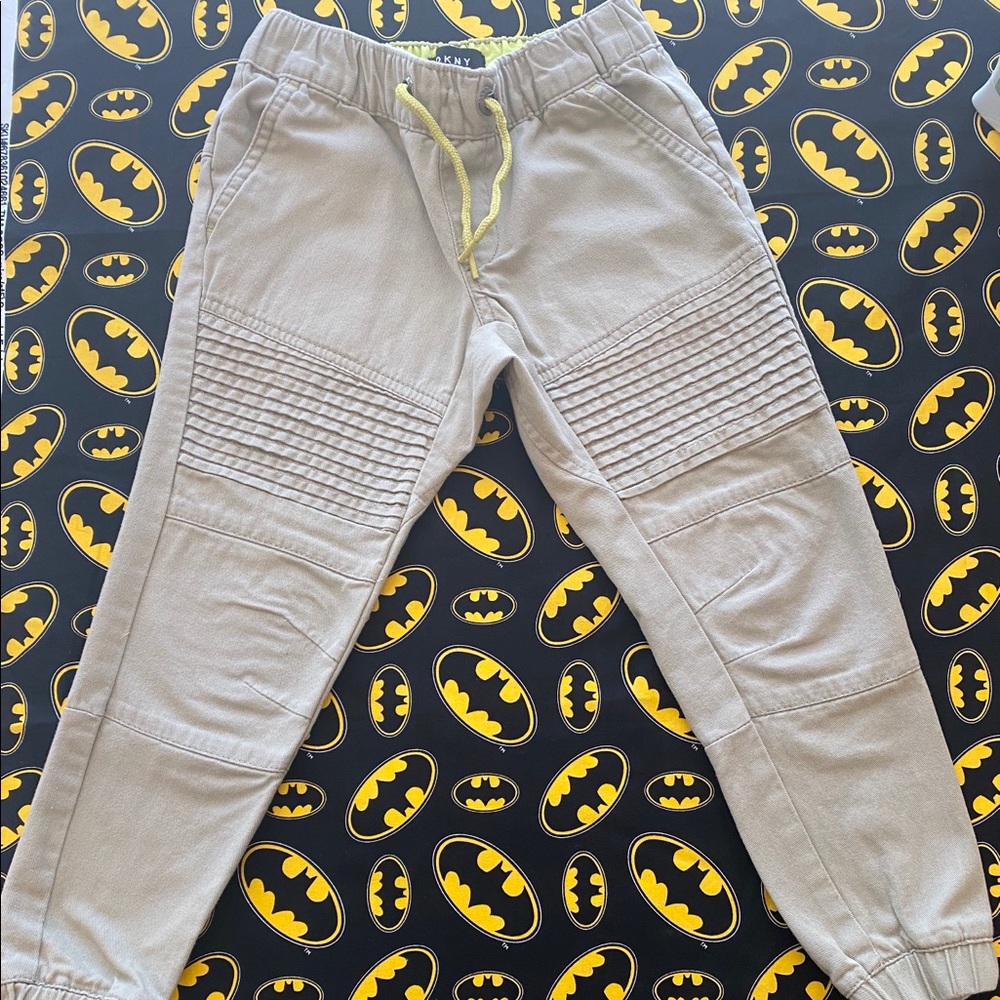 Unique Khaki DKNY joggers